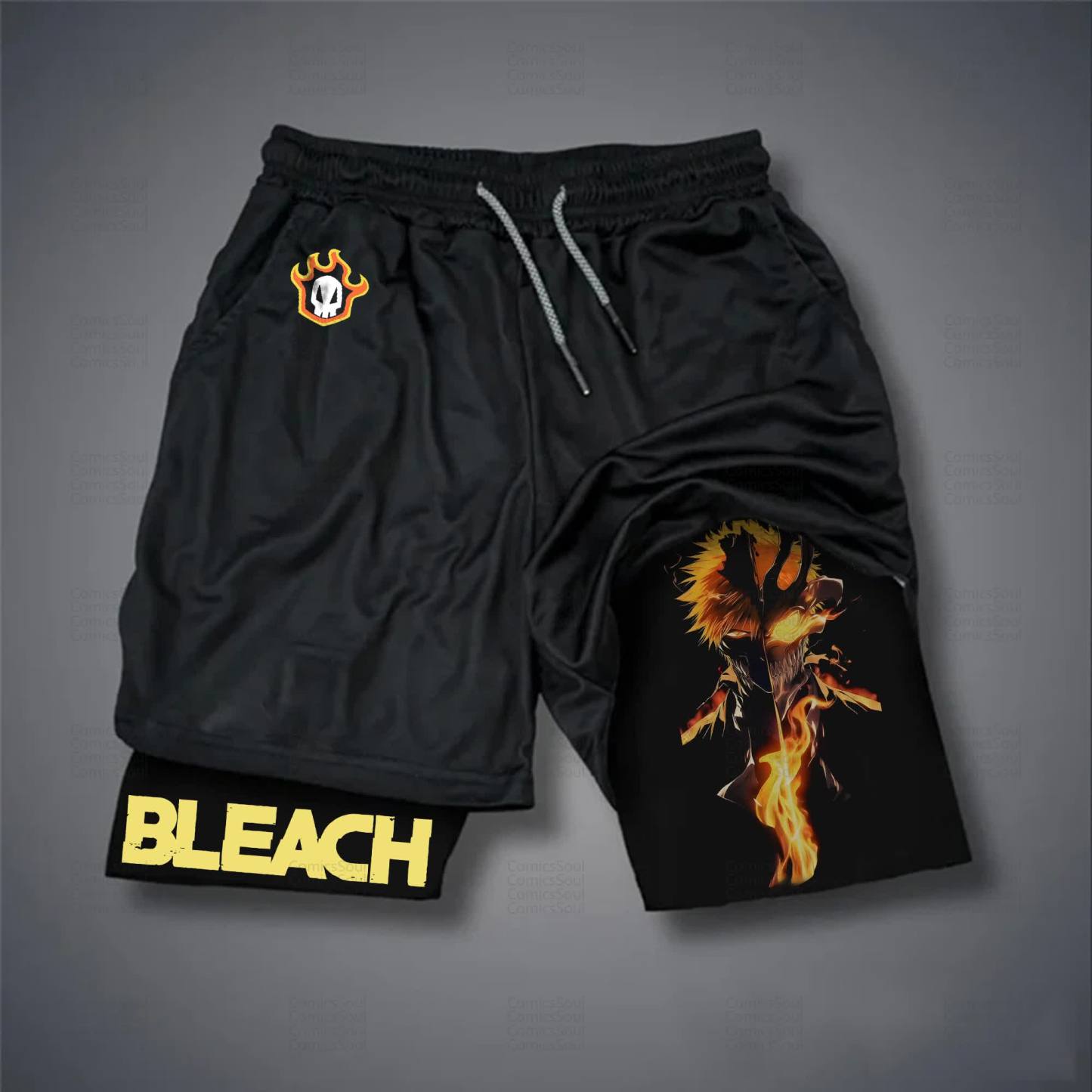 Unisex Casual Anime Streetwear Shorts 丨Demon Slayer X Pokémon