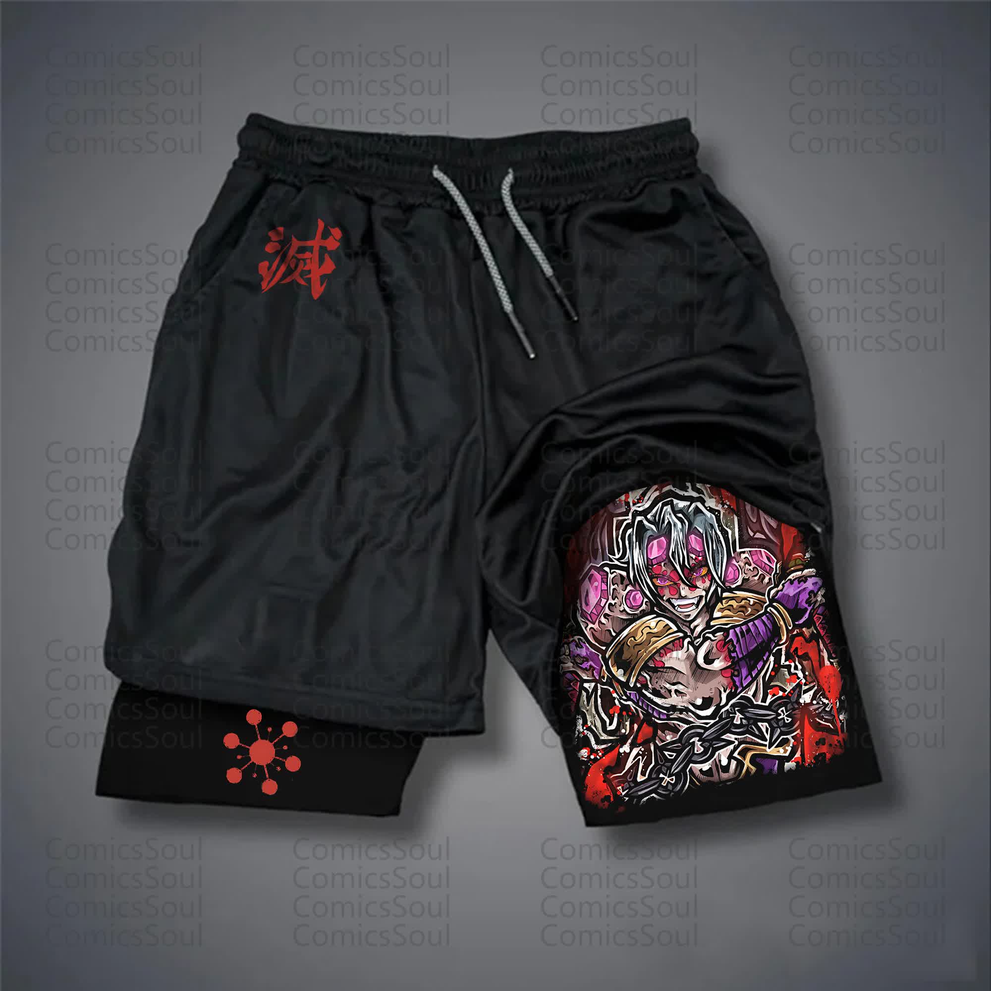 Unisex Casual Anime Streetwear Shorts 丨Demon Slayer
