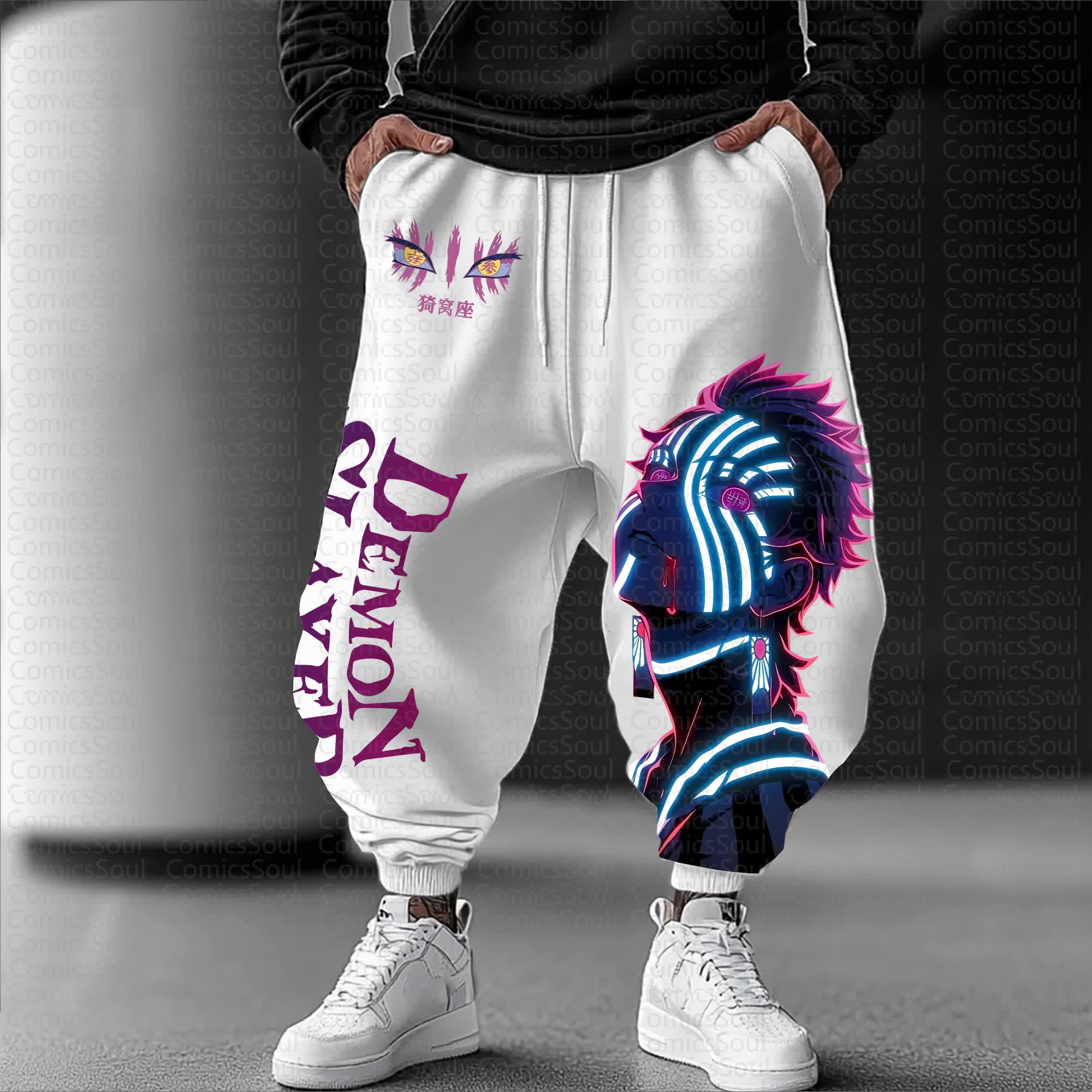 Unisex Anime Inspired Vintage Pants丨Demon Slayer