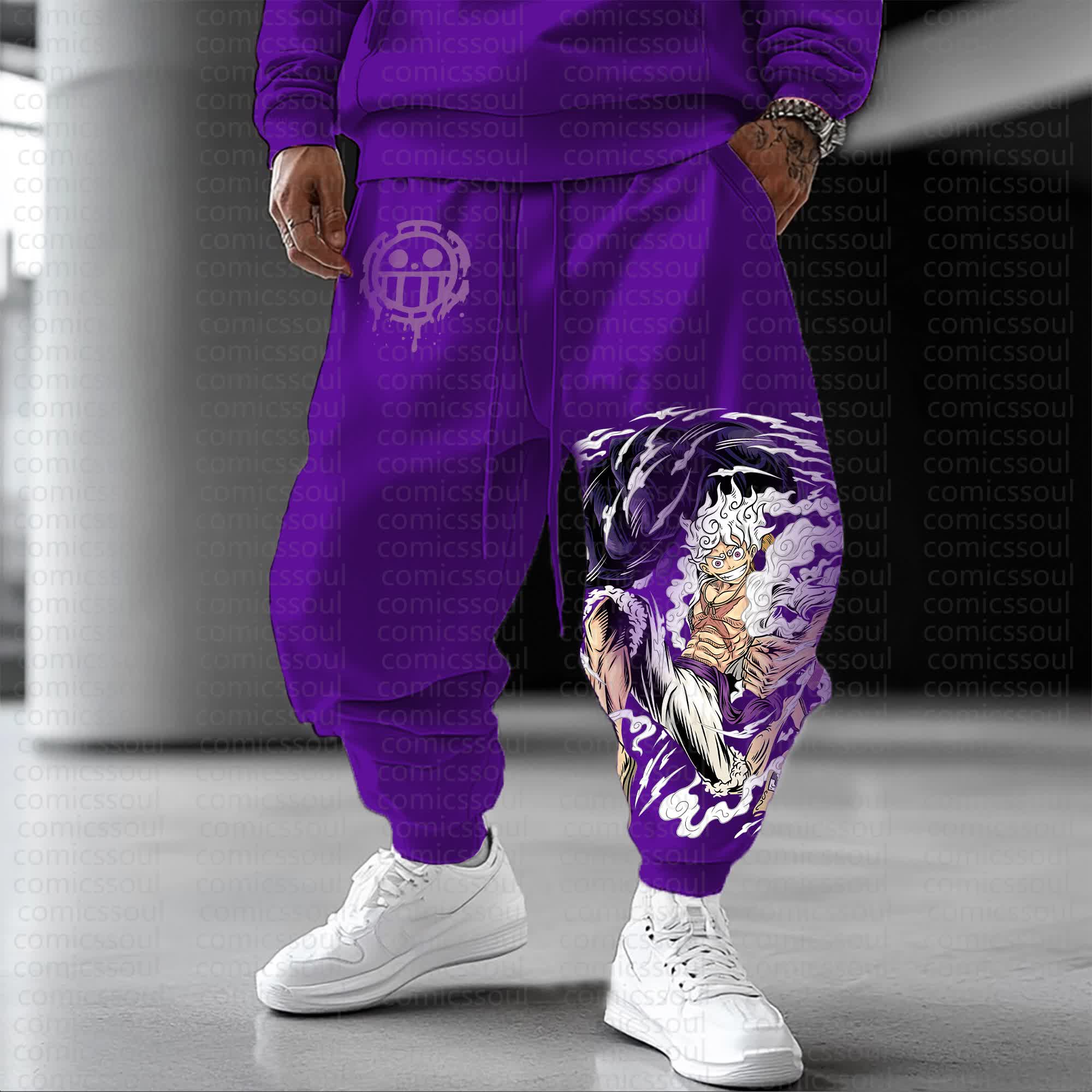 Unisex Anime Inspired Vintage Pants丨One Piece