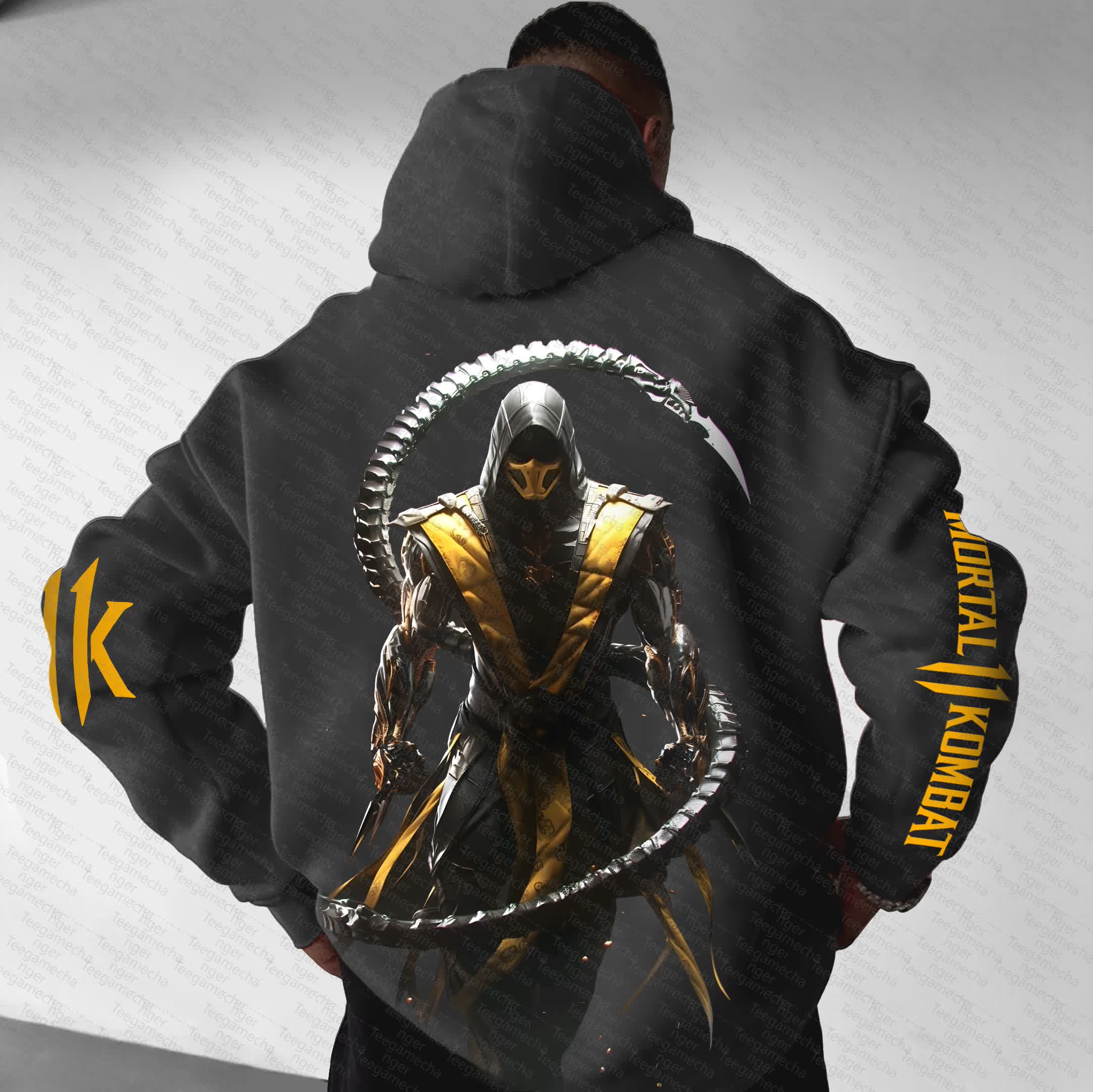 Unisex “Mortal Kombat” Anime Graphic Streetwear Vintage Hoodie