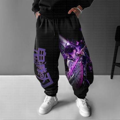 Unisex Anime Inspired Vintage Pants丨Demon Slayer