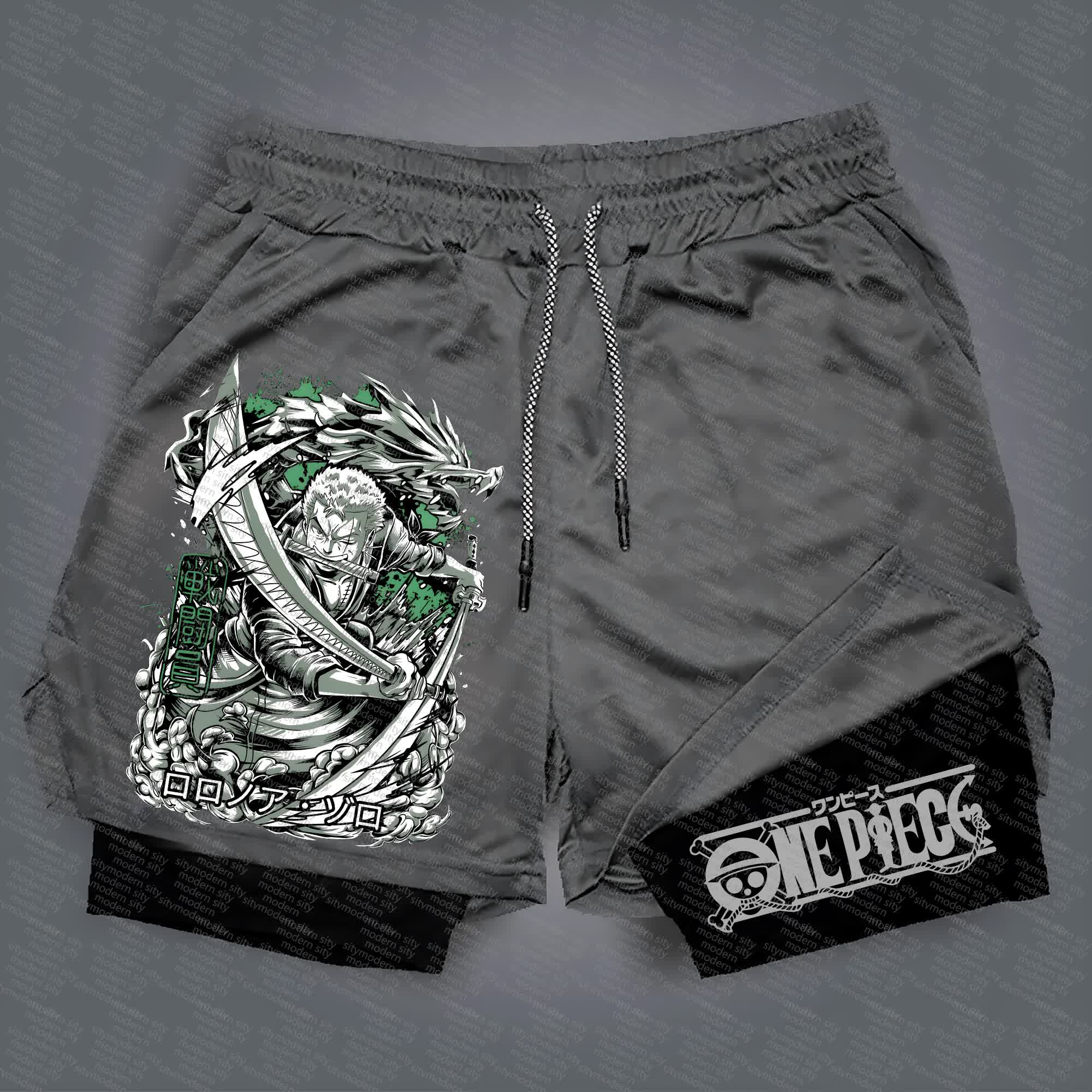 Unisex Casual Anime Streetwear Shorts | One Piece