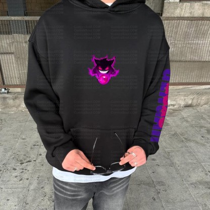 Unisex Graphic Streetwear Vintage Plush Hoodie