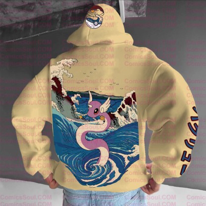 plus velvetUnisex Anime Graphic Streetwear Vintage Hoodie