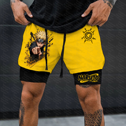 Unisex  “NARUTO” Casual Anime Streetwear Gym Shorts