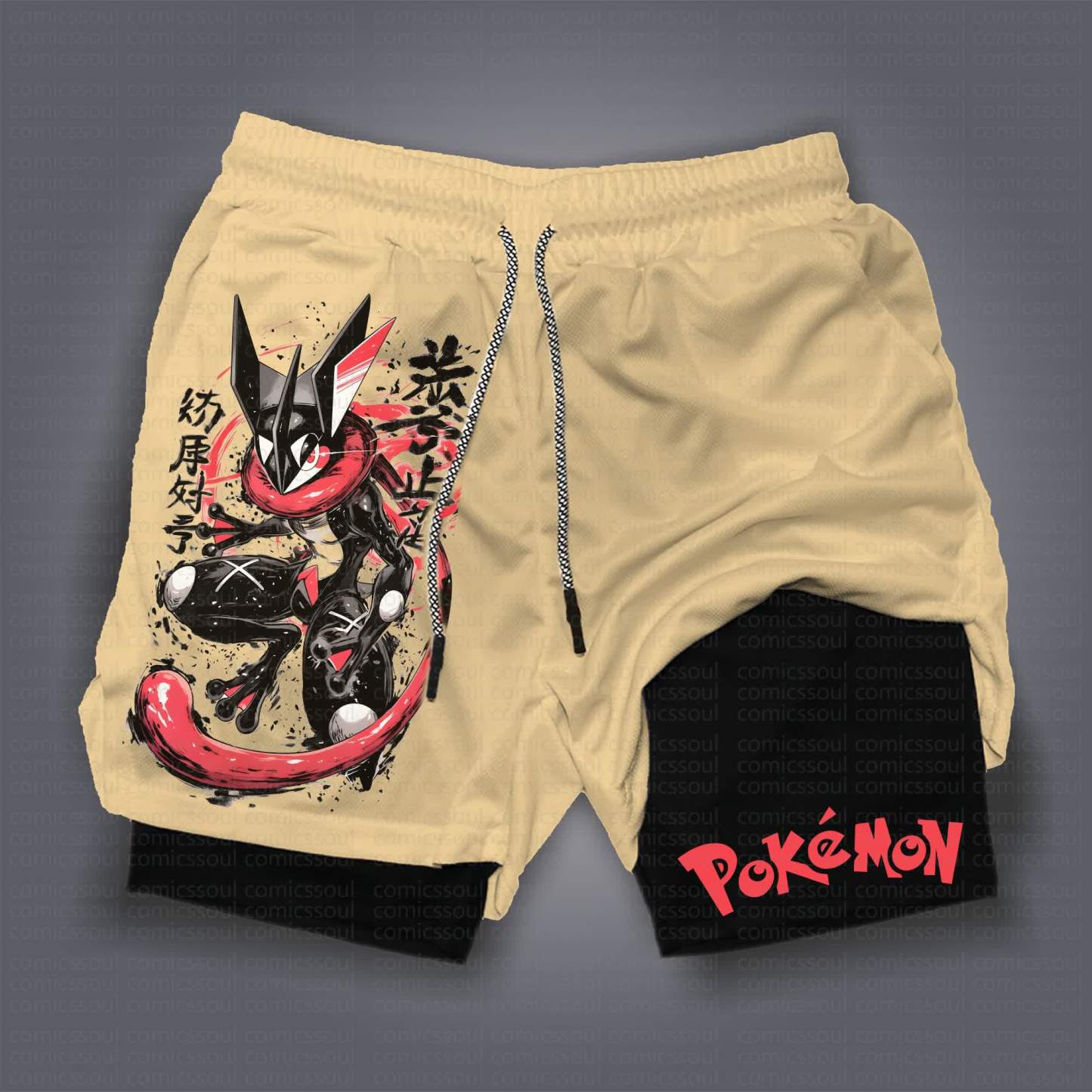 Unisex “Pokémon” Casual Anime Streetwear Shorts
