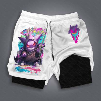 Unisex  “Pokémon” Casual Anime Streetwear Gym Shorts