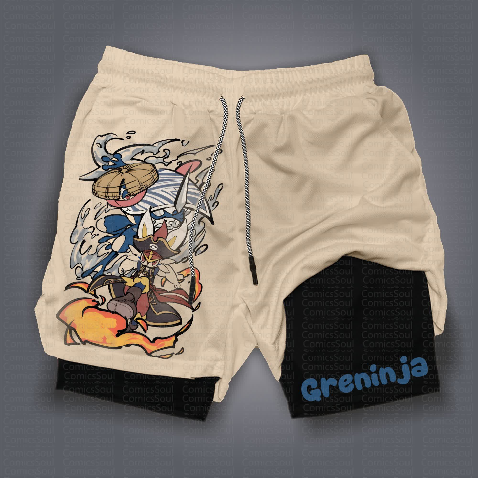 Unisex Casual Anime Streetwear Shorts 丨Pokémon