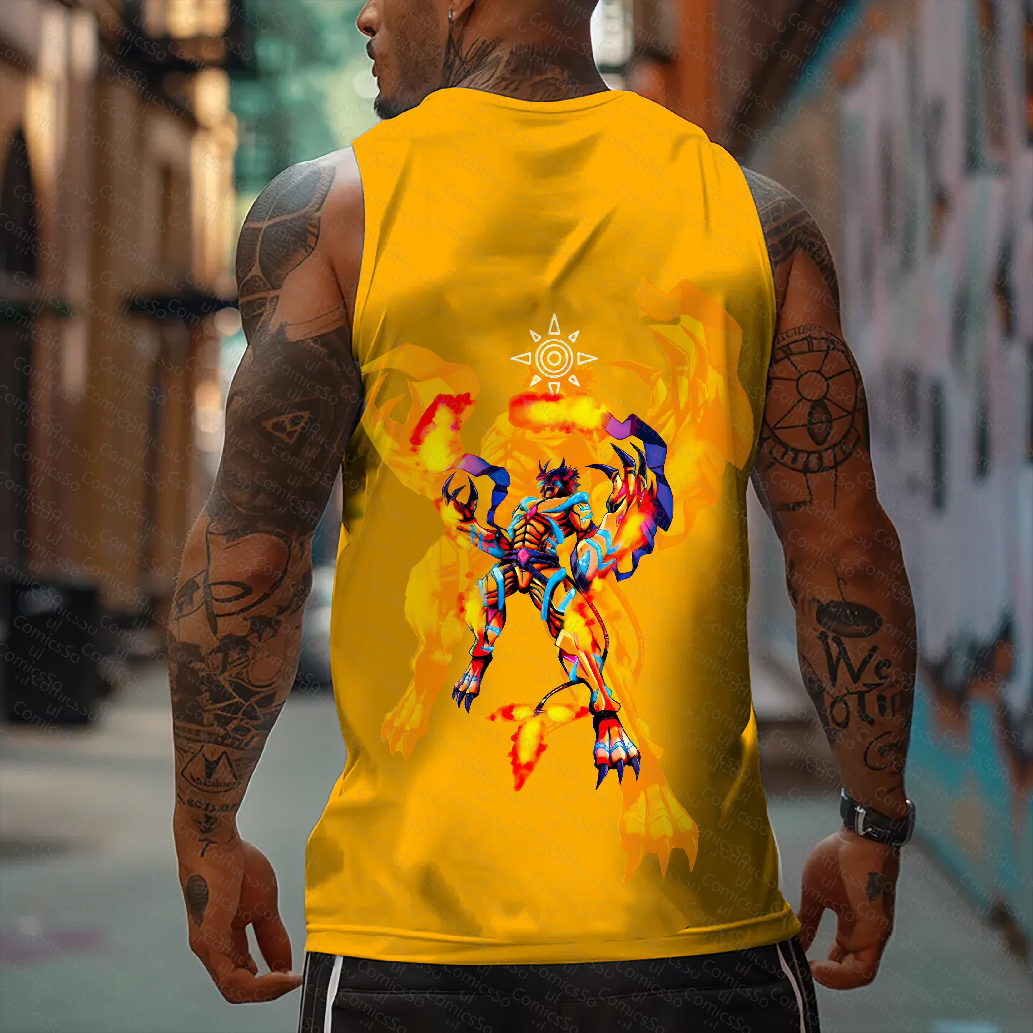 Unisex  “Digimon” Casual Anime  Tank Top