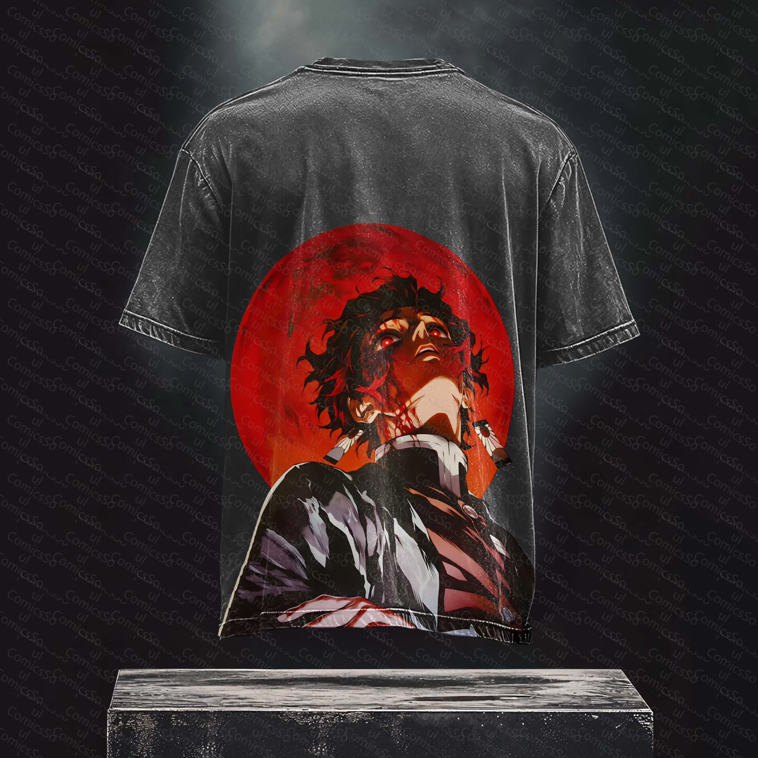 Unisex Anime Inspired Vintage T-Shirt丨 Demon Slayer