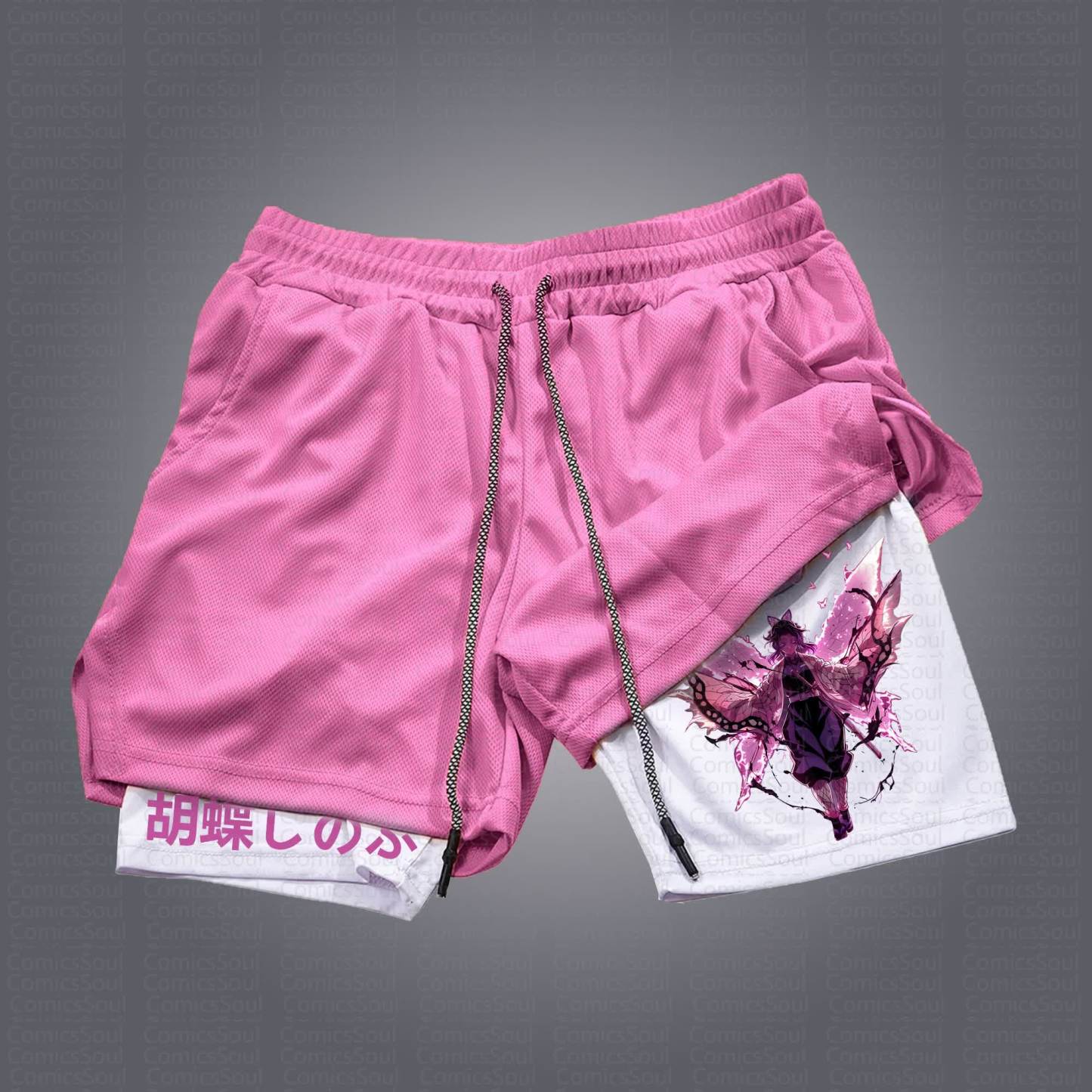 Unisex Casual Anime Streetwear Shorts 丨Demon Slayer X Pokémon
