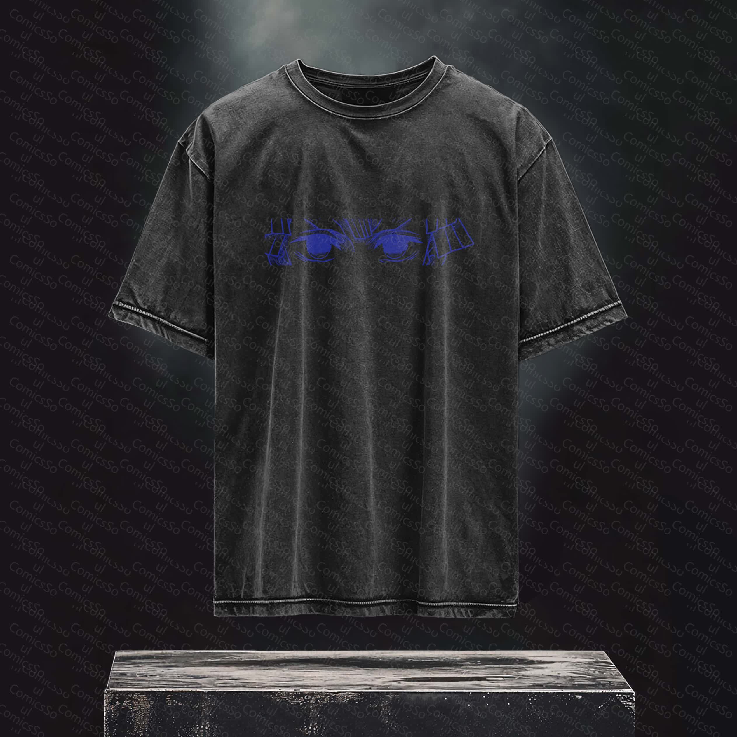 Unisex Anime Inspired Vintage Washed T-Shirt丨 Demon Slayer