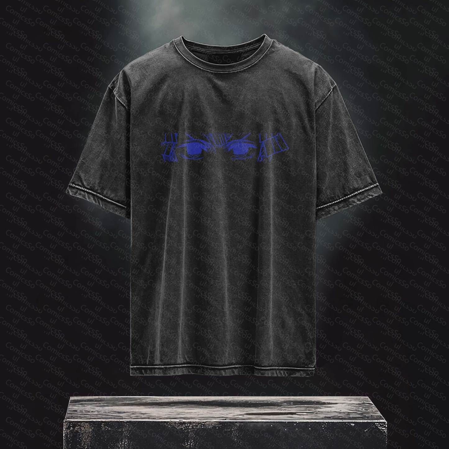 Unisex Anime Inspired Vintage Washed T-Shirt丨 Demon Slayer