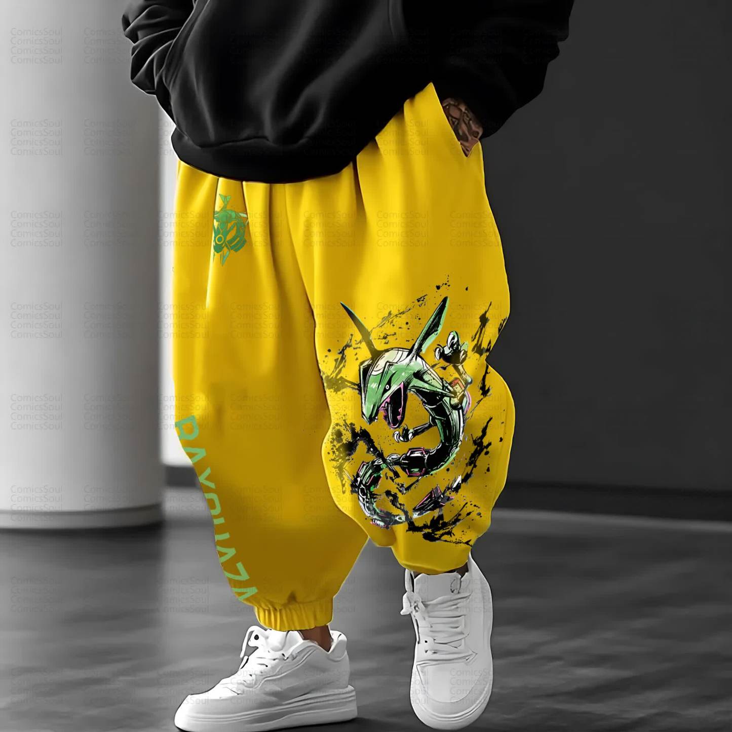 Unisex Anime Inspired Vintage Pants丨Demon Slayer X Pokémon