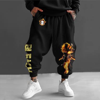 Unisex Anime Inspired Vintage Pants丨Bleach