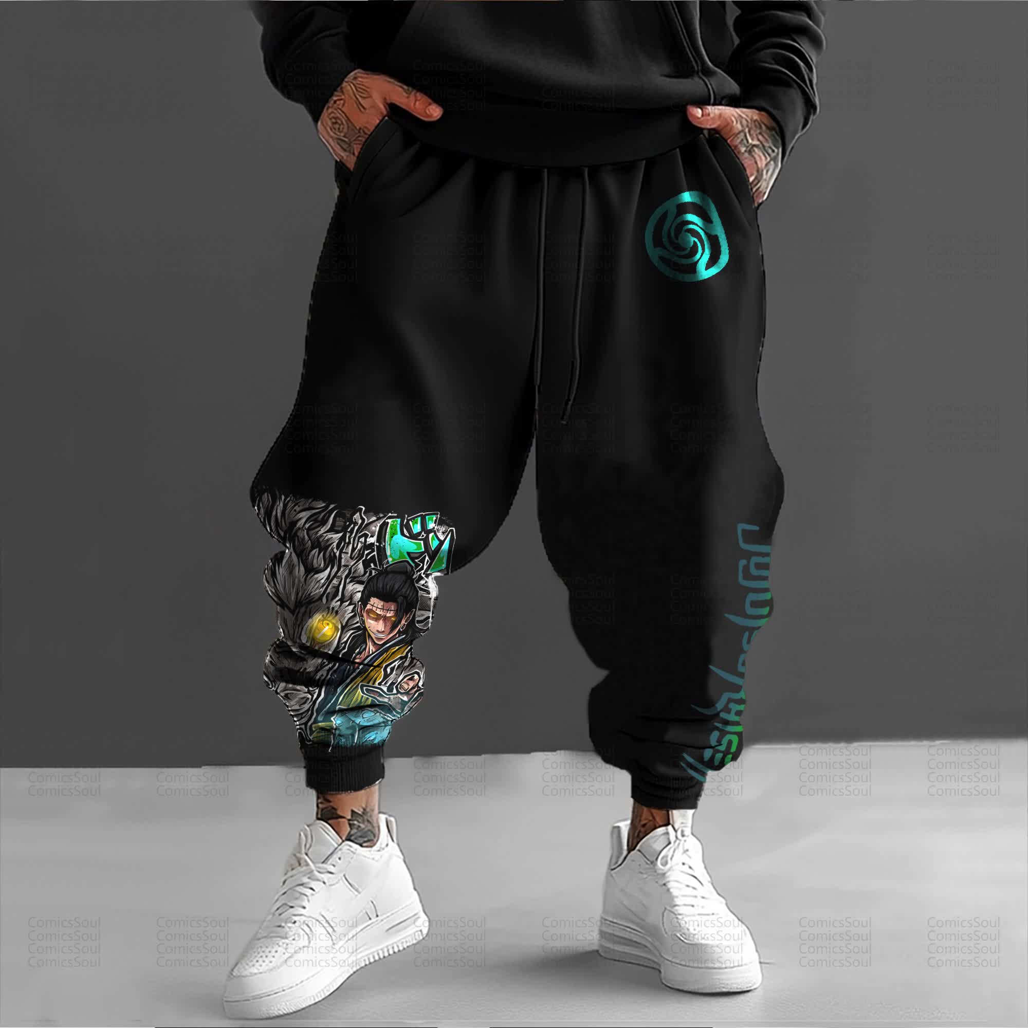 Unisex Anime Inspired Vintage Pants丨Jujutsu Kaisen