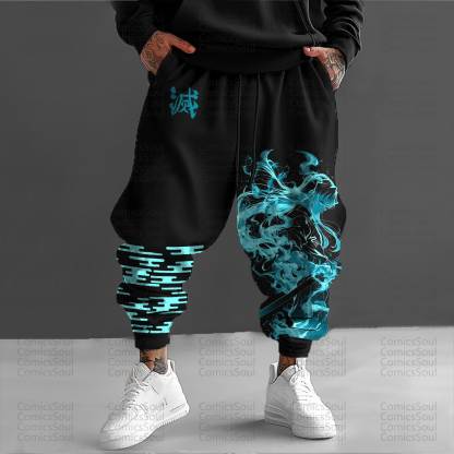 Unisex Anime Inspired Vintage Pants丨Demon Slayer