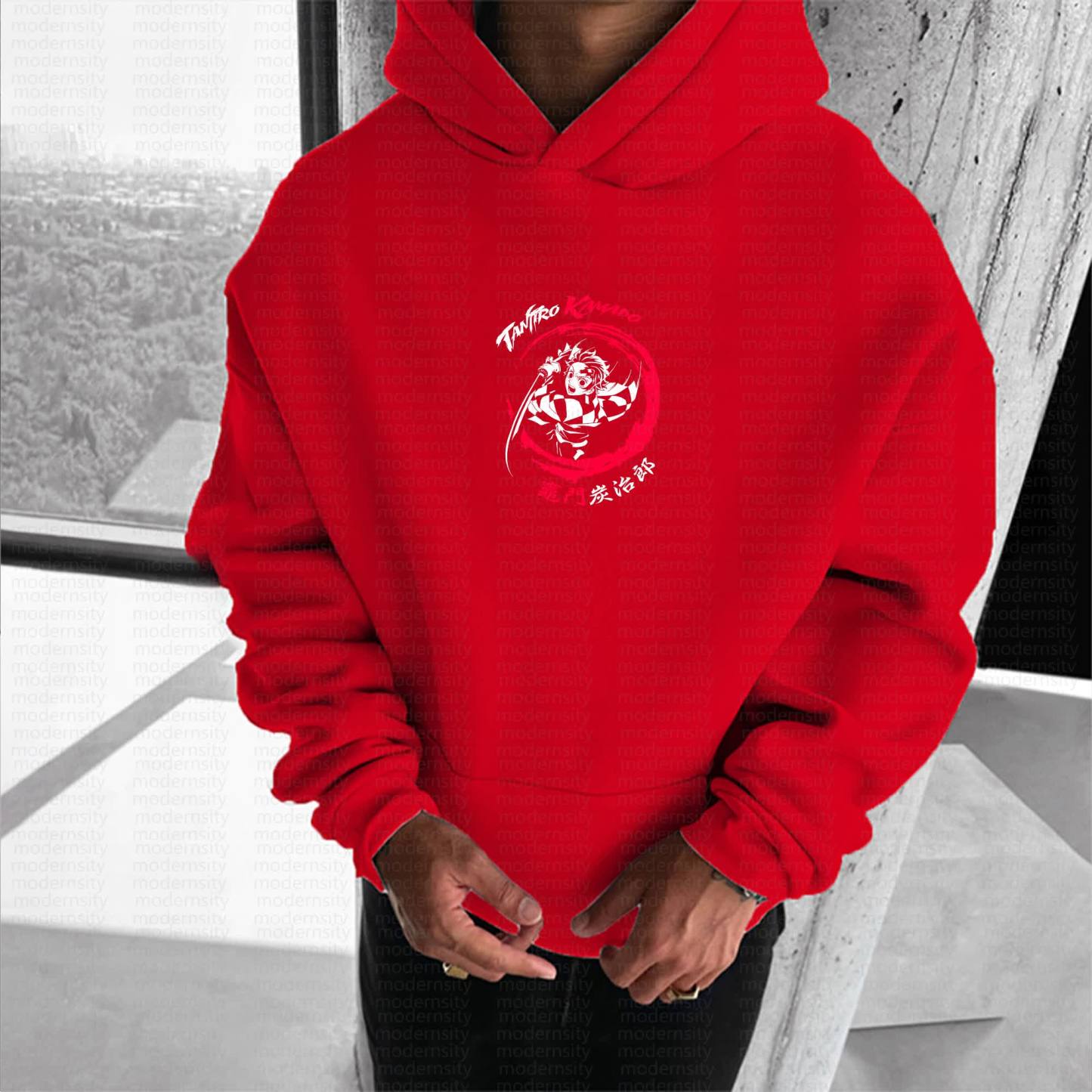 Unisex Anime Graphic Streetwear Vintage Hoodie丨Demon Slayer