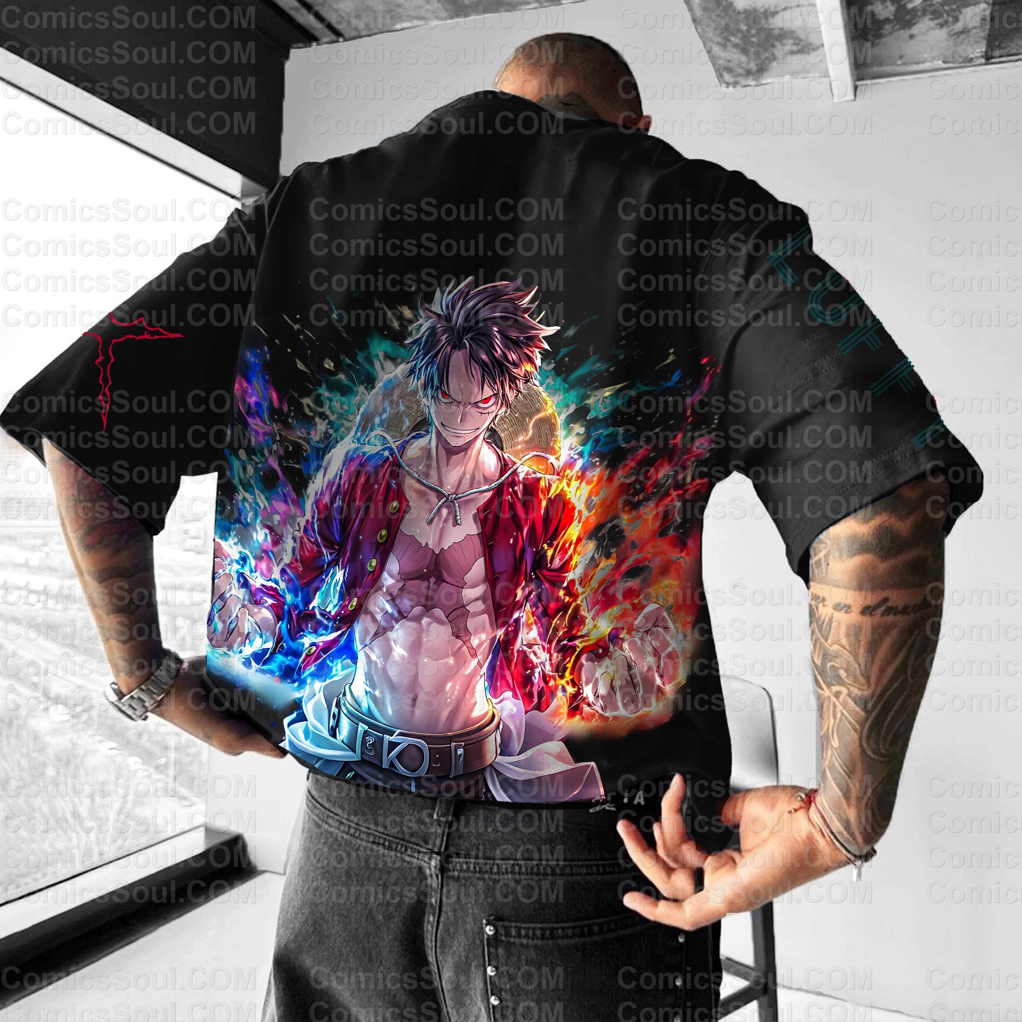 Unisex Anime Inspired Vintage T-Shirt