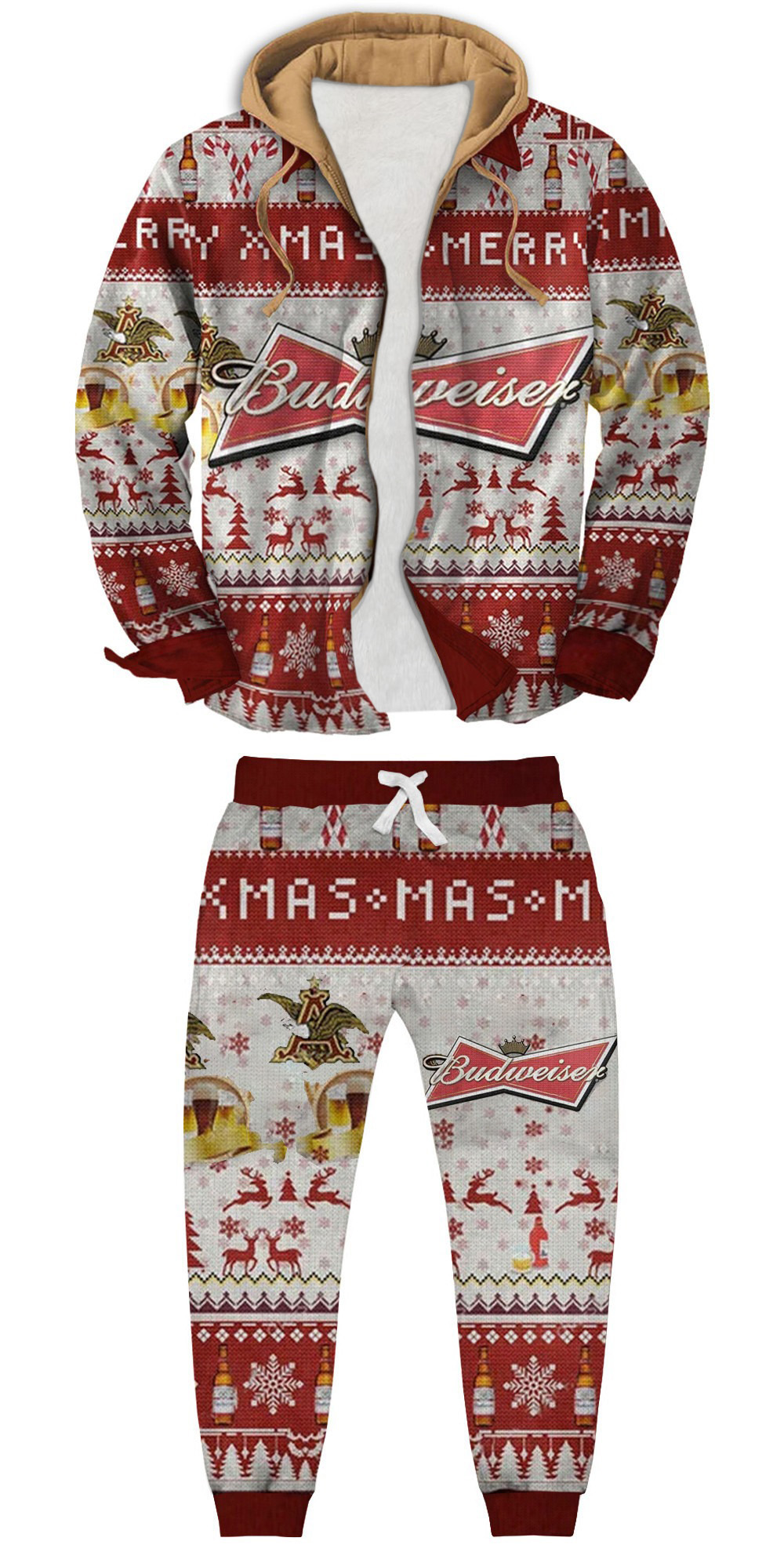 Unisex 3D Printed Bill’S Blend Rosé Ugly Christmas Sweatshirt