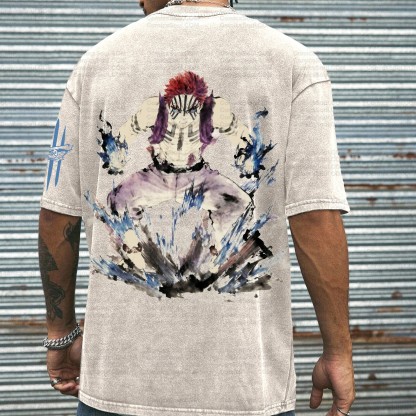 Printed Unisex Washed T-Shirt