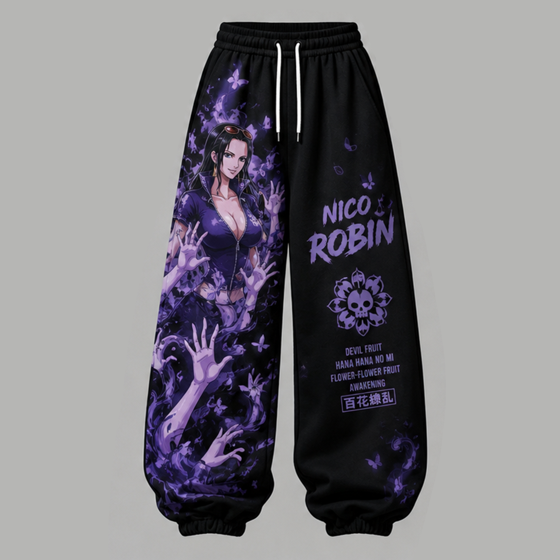 One Piece Cropped Long Sleeve Hoodie & High Waist Jogger Pants Two Piece