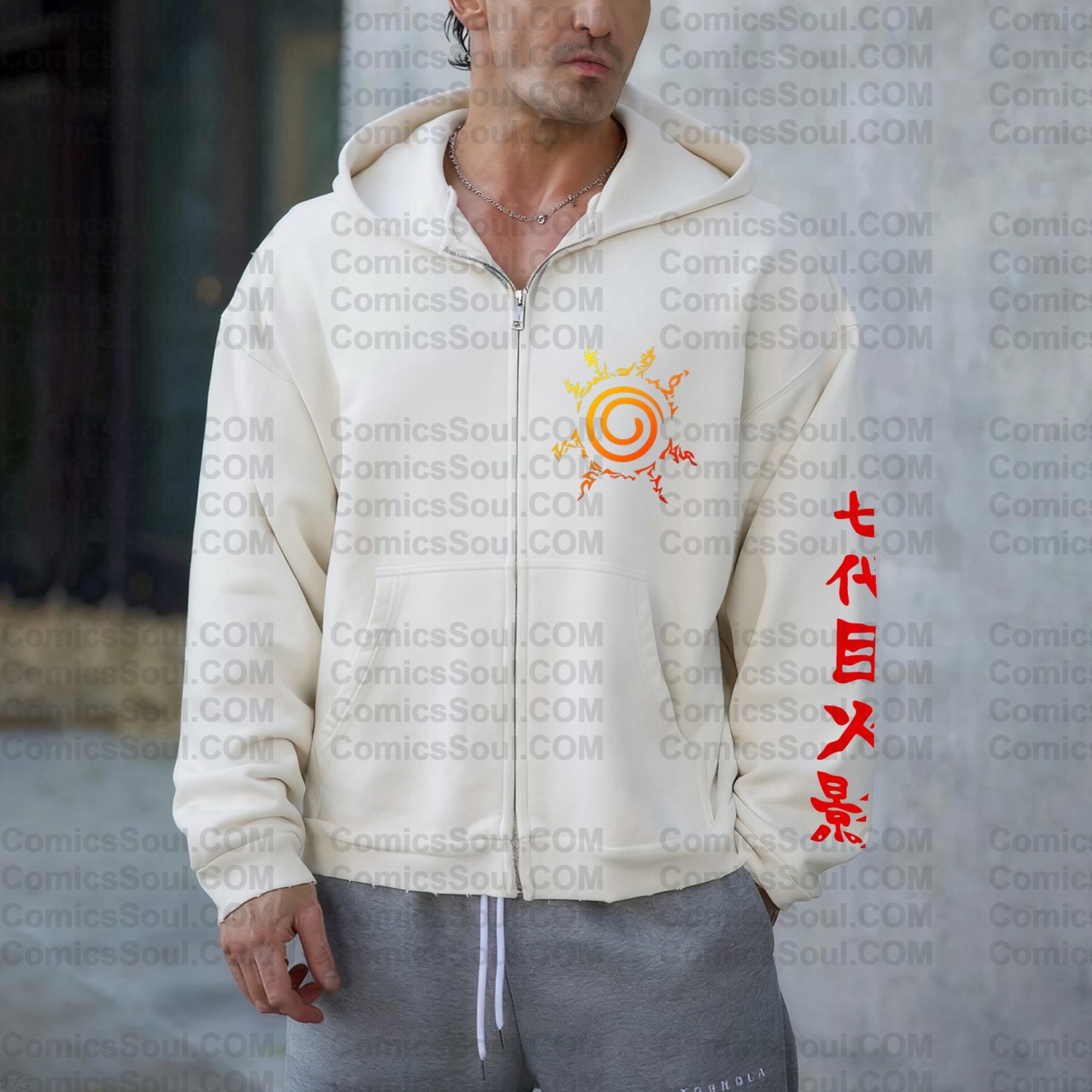 Unisex Graphic Streetwear Vintage Zipper Cardigan Plush Hoodie