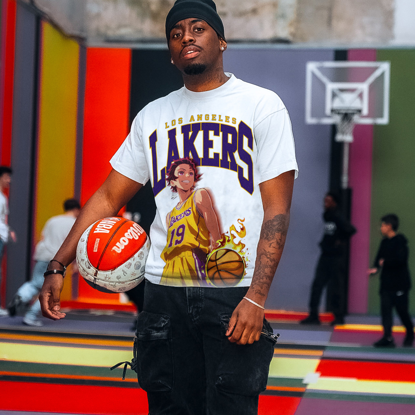 Unisex Vintage Tee丨 Lakers X One Piece Tee