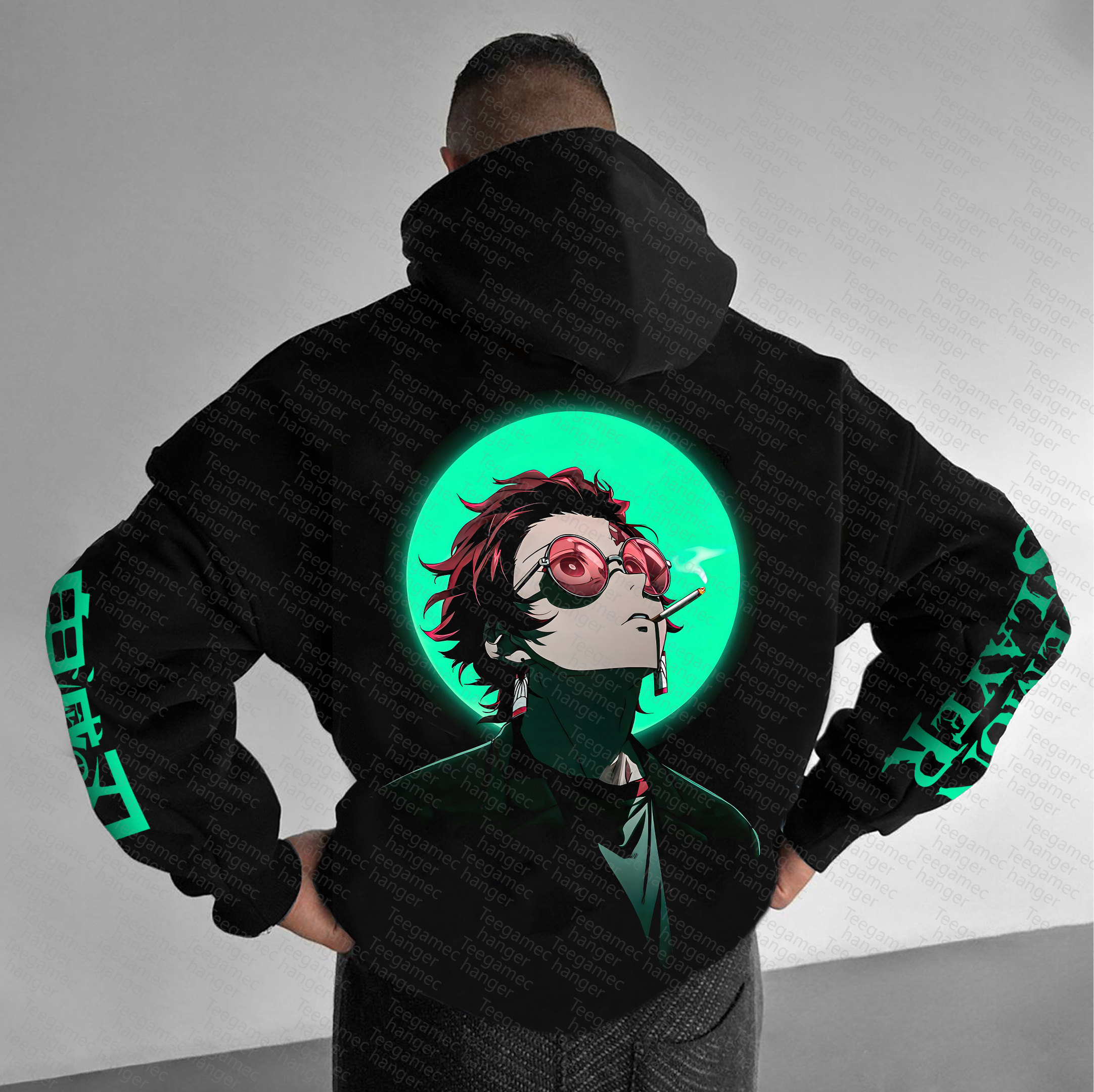 Unisex “Demon Slayer” Anime Graphic Streetwear Vintage Hoodie