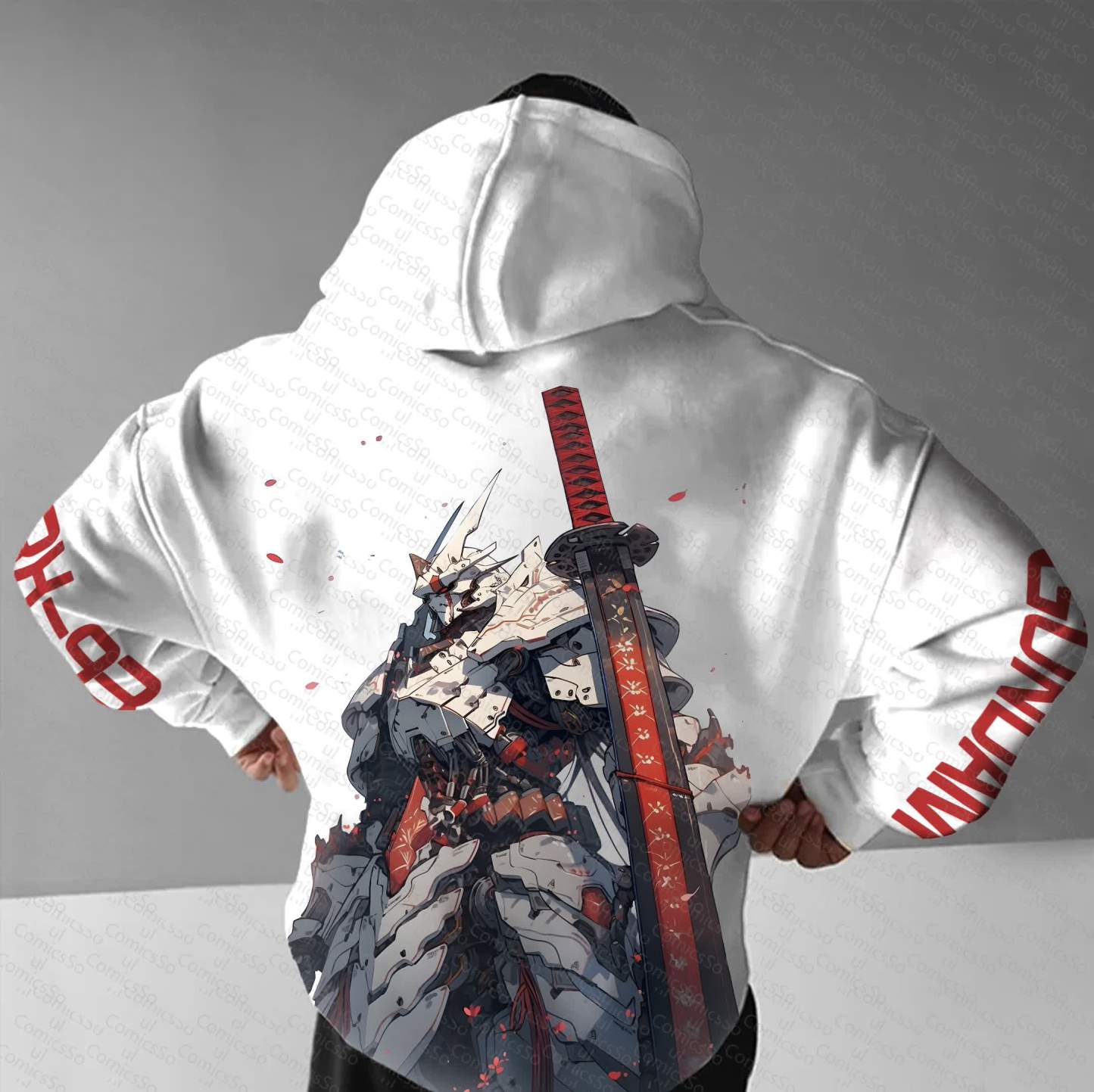 Unisex “Gundam Series” Anime Graphic Streetwear Vintage Hoodie