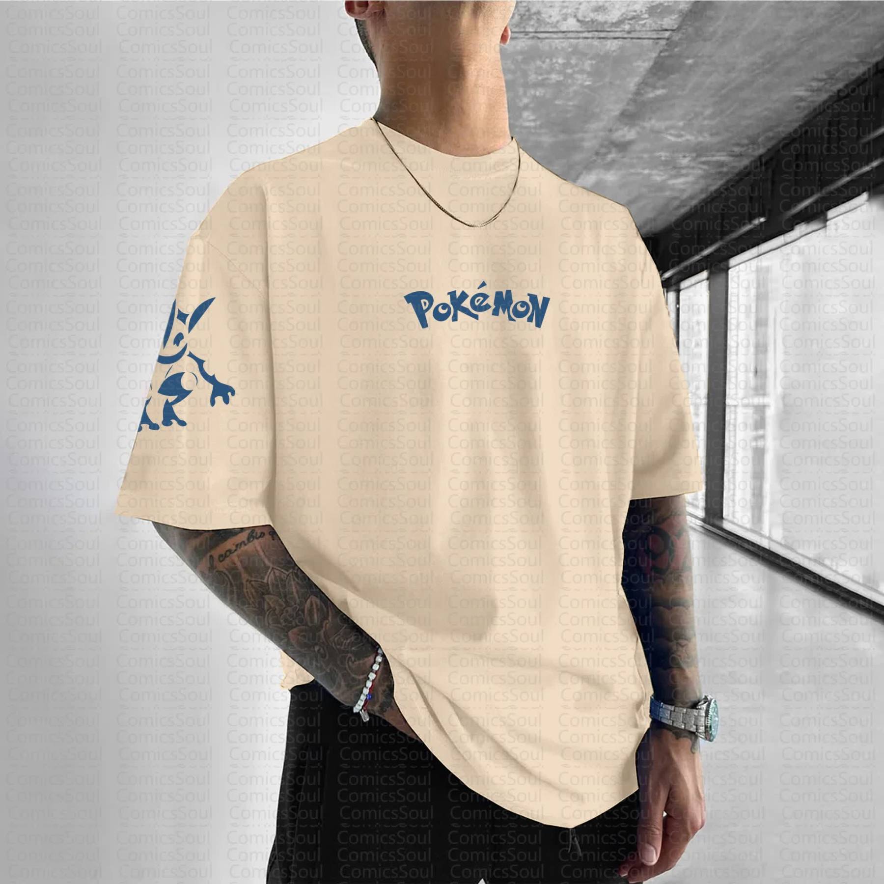 Unisex Anime Inspired Vintage T-Shirt丨Pokémon