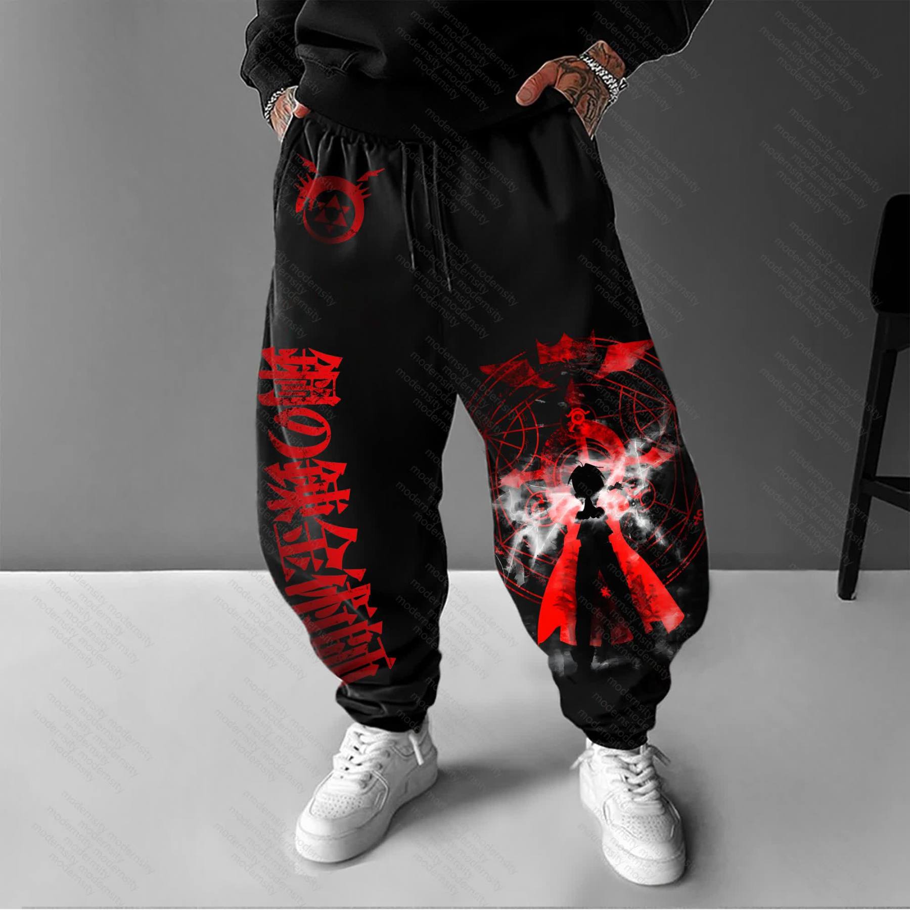 Unisex “Fullmetal Alchemist” Casual Anime Streetwear Pants