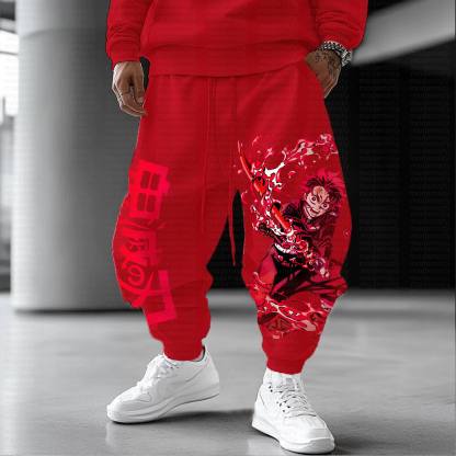 Unisex Anime Inspired Vintage Pants丨Demon Slayer