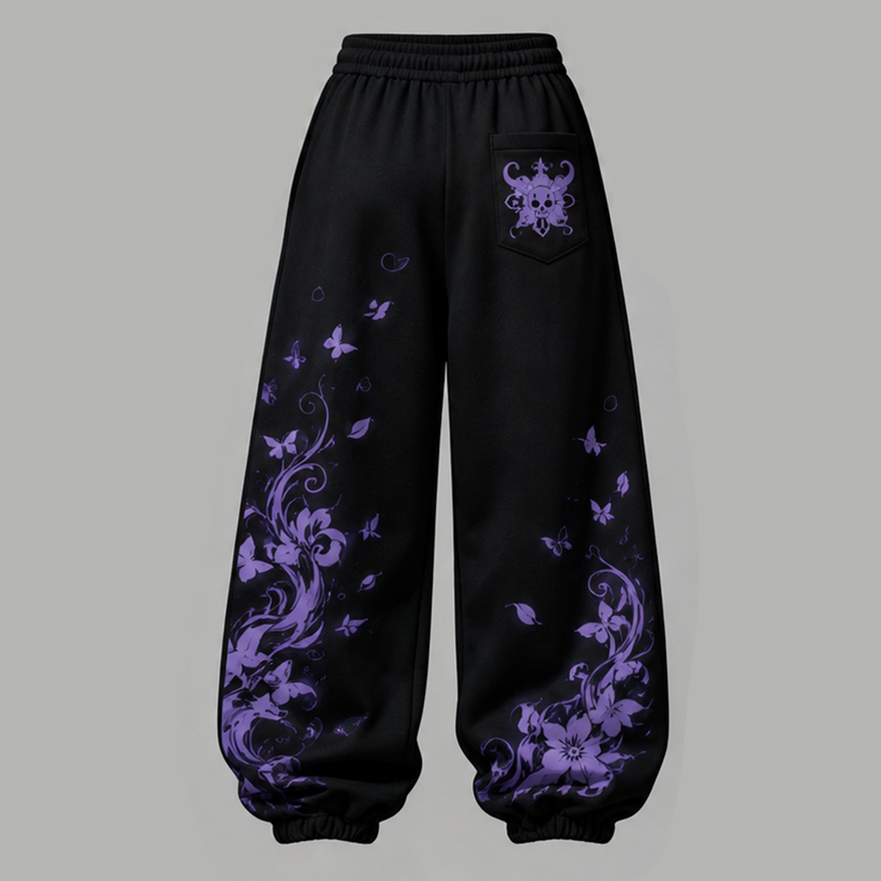 One Piece Cropped Long Sleeve Hoodie & High Waist Jogger Pants Two Piece