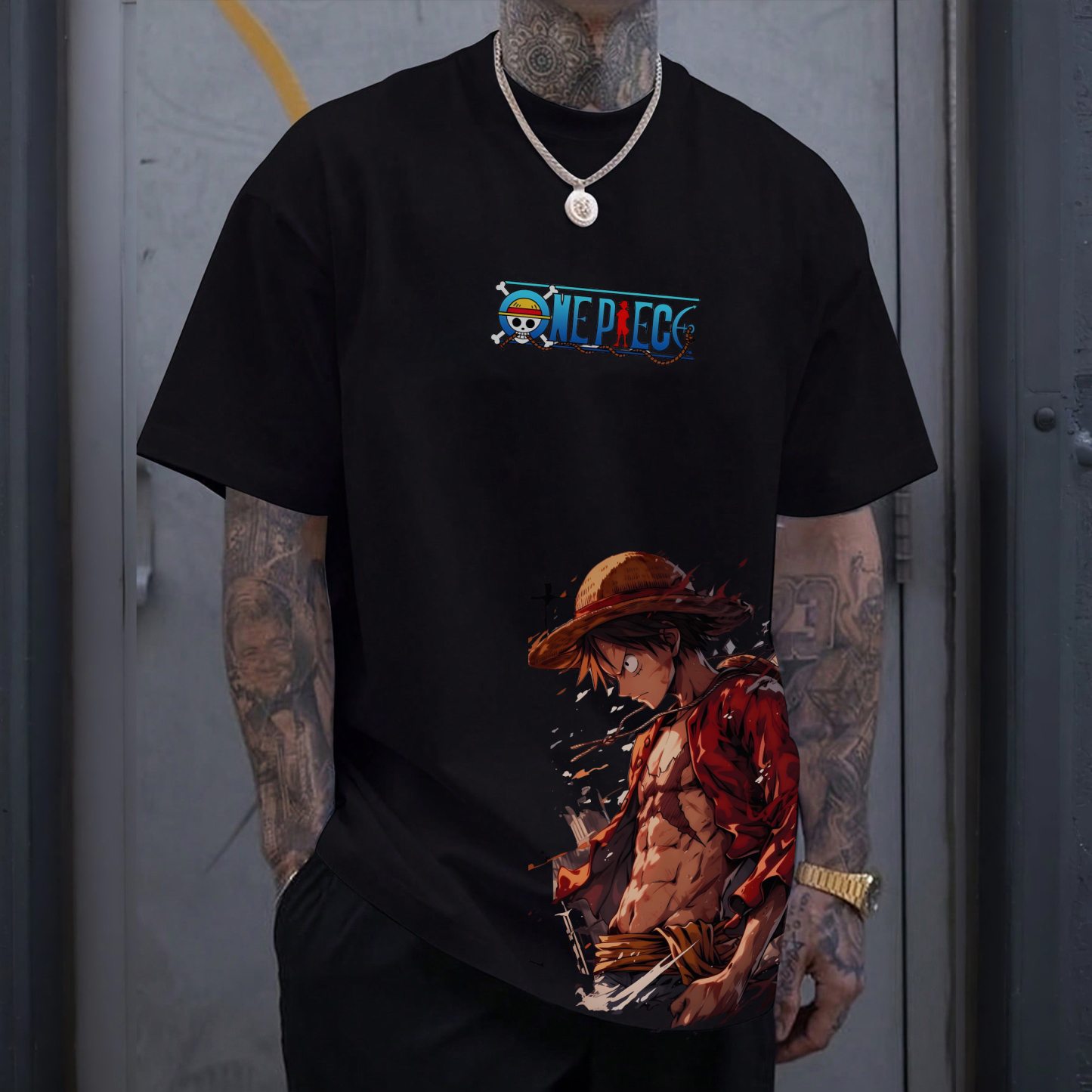 Unisex Fit Vintage T-Shirt丨One Piece