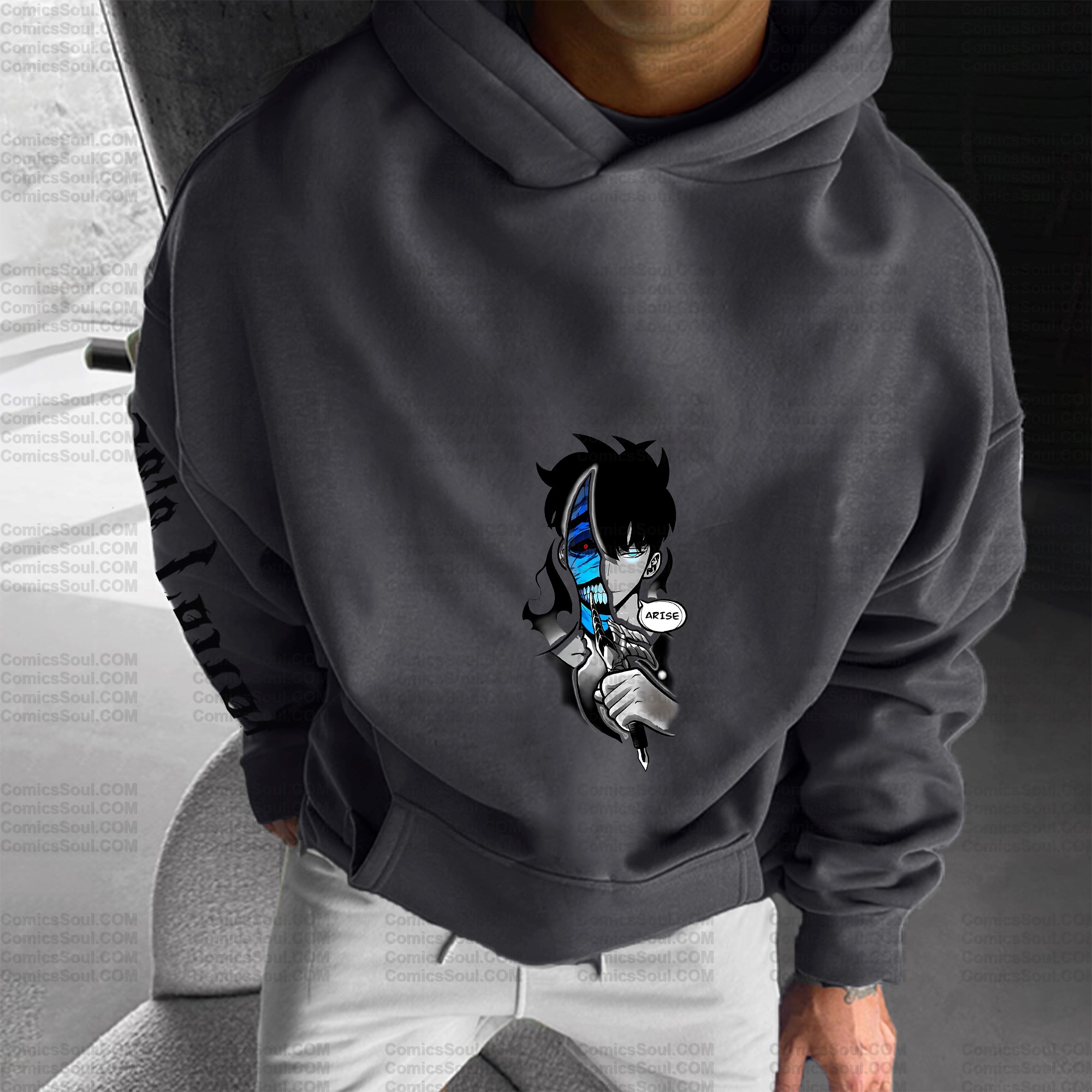 Unisex Graphic Streetwear Vintage Plush Hoodie