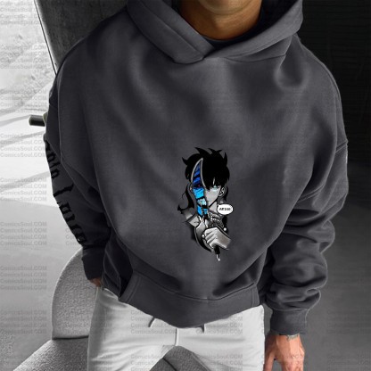 Unisex Graphic Streetwear Vintage Plush Hoodie