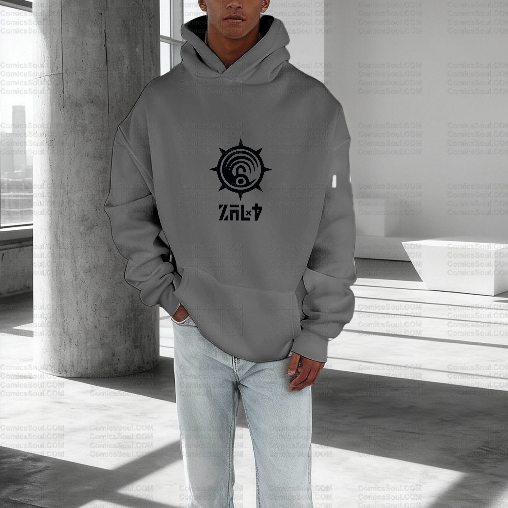 Unisex Graphic Streetwear Vintage Plush Hoodie