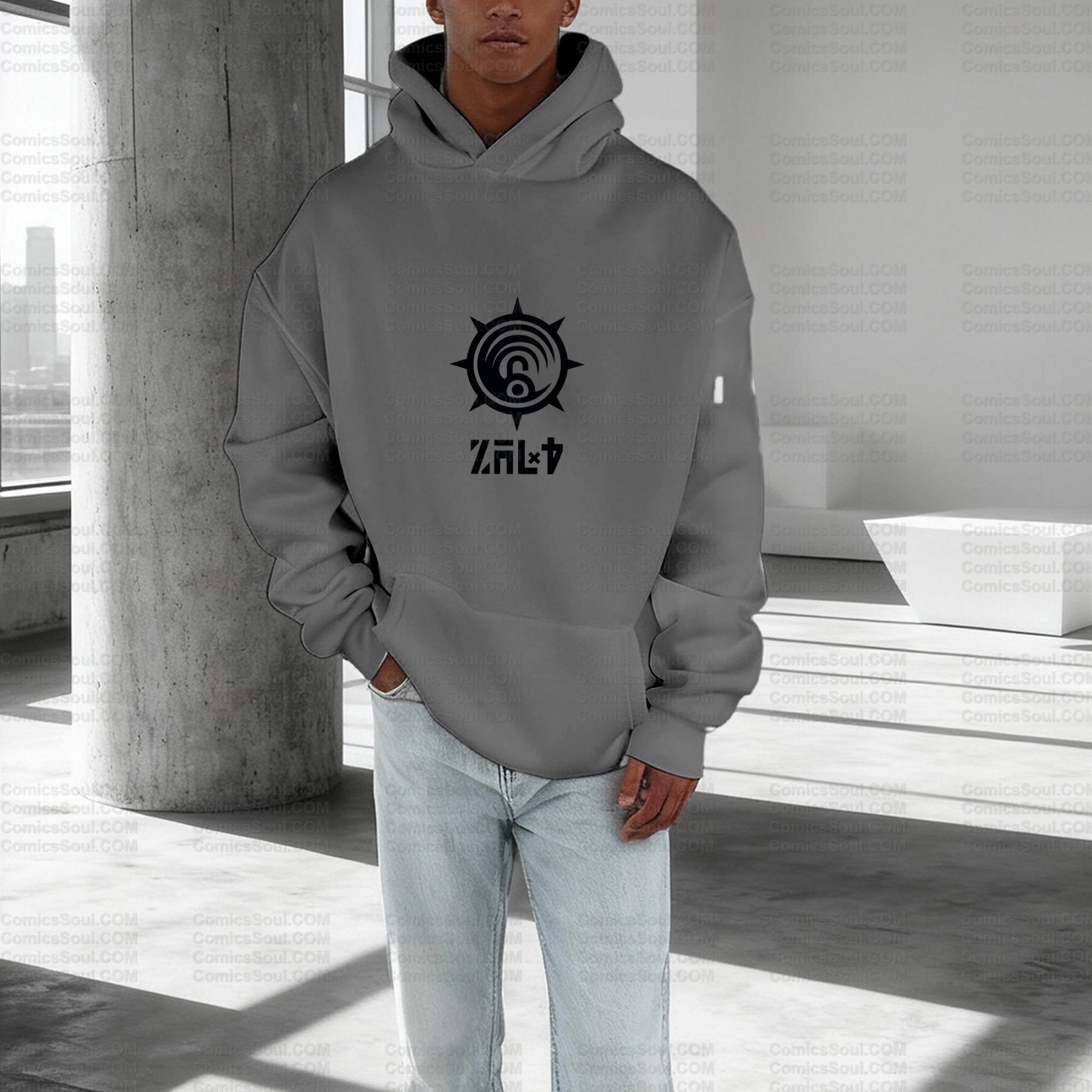 Unisex Graphic Streetwear Vintage Plush Hoodie