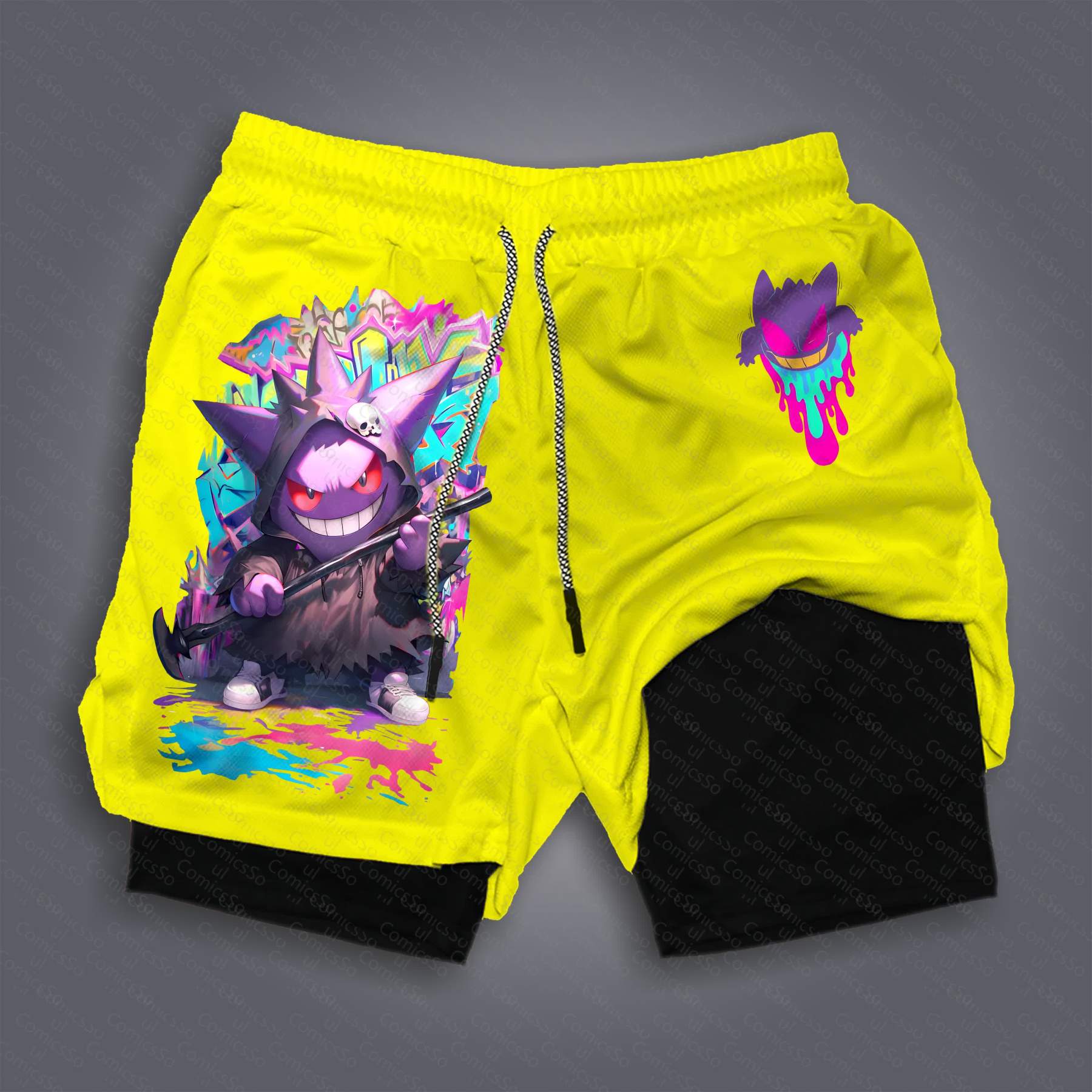 Unisex Casual Anime Streetwear Shorts