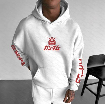 Unisex “Gundam Series” Anime Graphic Streetwear Vintage Hoodie