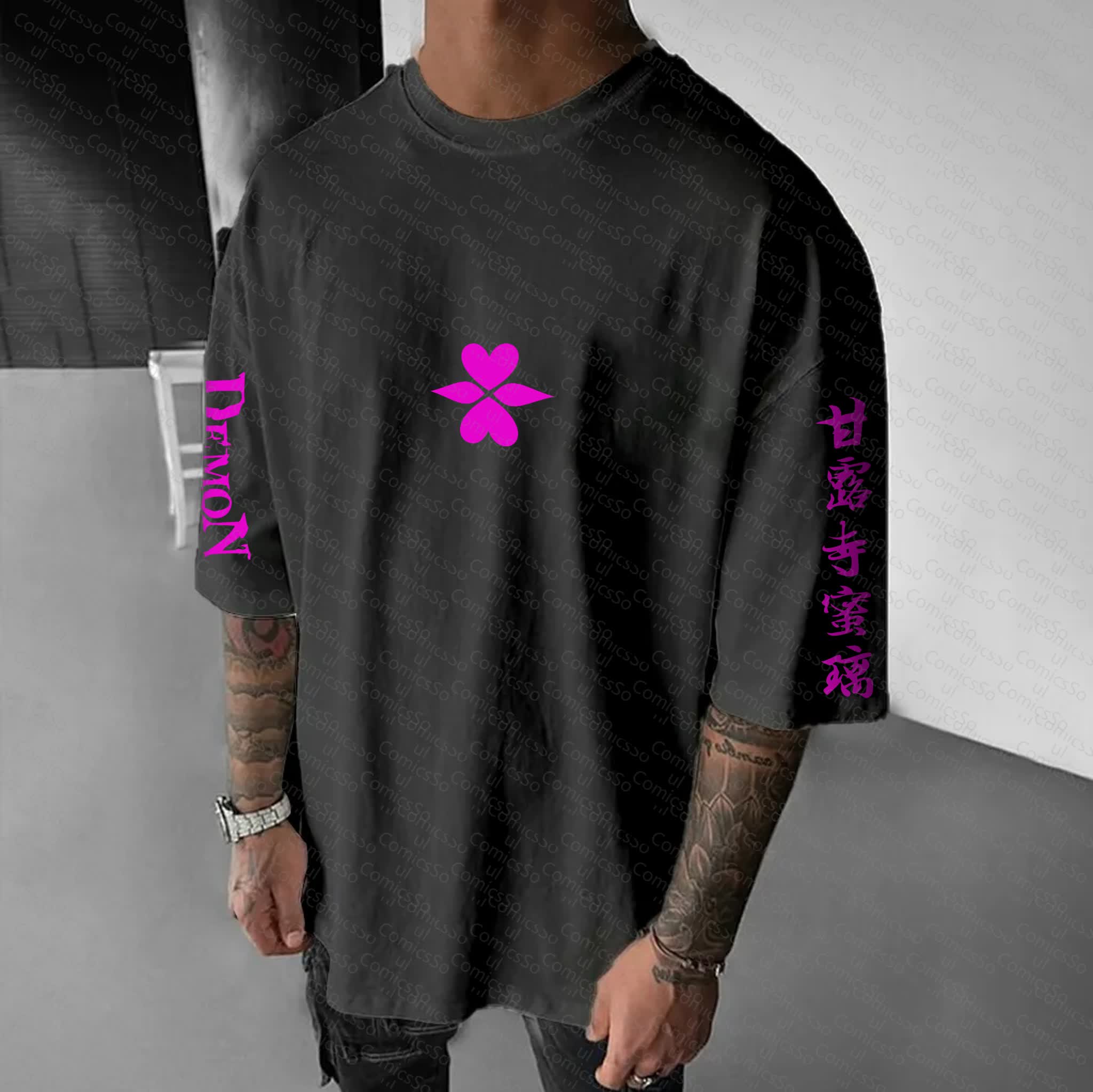 Unisex  "Demon Slayer" Anime Inspired Vintage T-Shirt