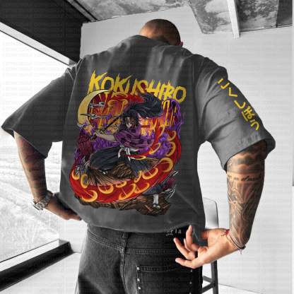 Unisex Anime Inspired Vintage T-Shirt丨Demon Slayer