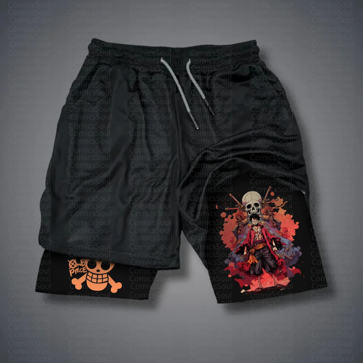 Unisex Casual Anime Streetwear Shorts 丨Demon Slayer X Pokémon