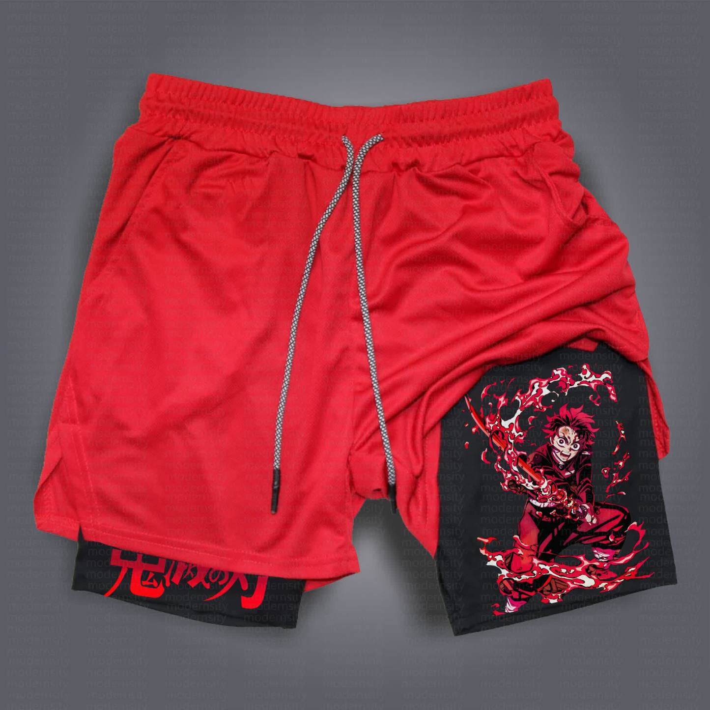 Unisex Casual Anime Streetwear Shorts 丨Demon Slayer X Pokémon