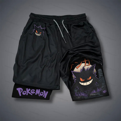 Unisex  “Pokémon” Casual Anime Streetwear Shorts