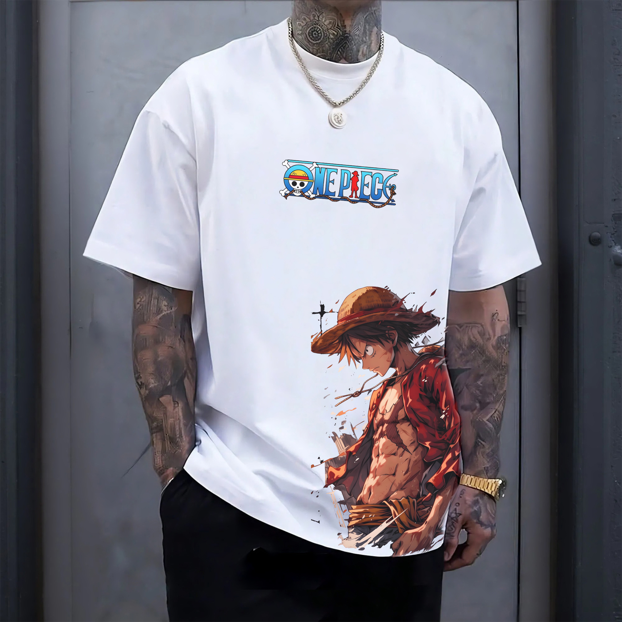 Unisex Fit Vintage T-Shirt丨One Piece