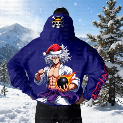 Plus Velvet Unisex Anime Graphic Streetwear Vintage Hoodie