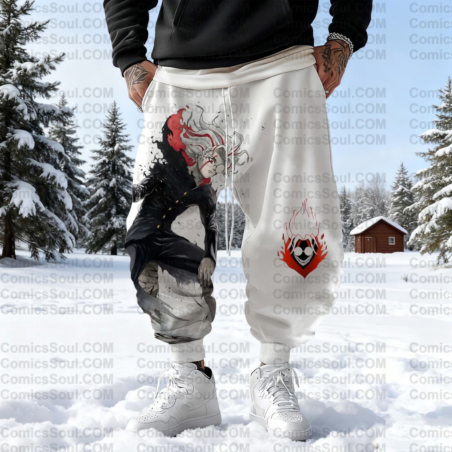 Unisex Casual Anime Streetwear Pants